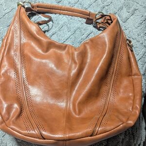 Elegant Tan Hobo Bag
